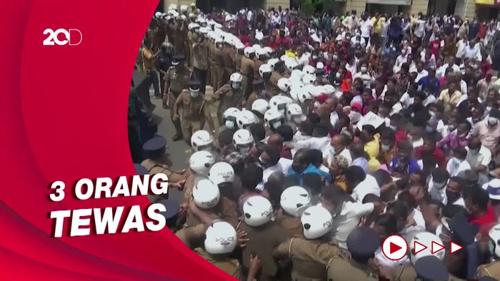 Aksi Unjuk Rasa 2 Dua Kubu di Sri Lanka Berujung Rusuh
