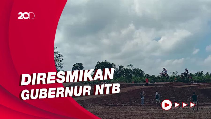 Peresmian Sirkuit Motor Cross 459 Lantan Dihadiri 9.000 ASN NTB