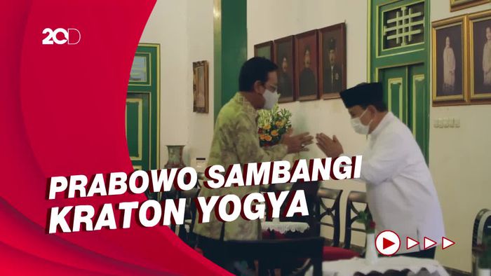 Silaturahmi ke Sultan di Keraton Yogya, Prabowo Sebut Tak Bahas Politik