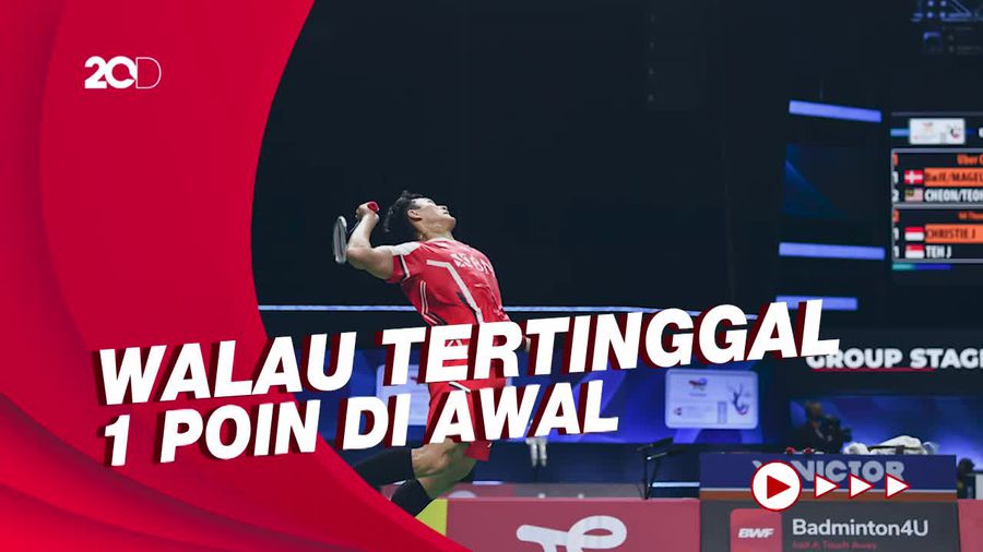 Menang 4-1 Atas Thailand, Tim Thomas Cup RI Lolos 8 Besar