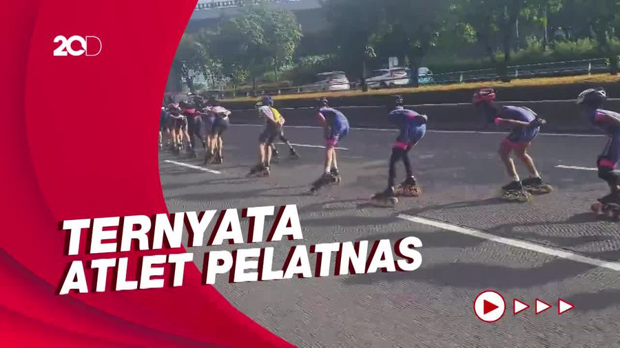 Fakta Aksi Sekelompok Pesepatu Roda di Jalan Gatot Subroto