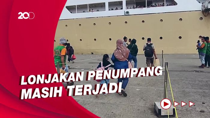 Pelabuhan Nusantara Parepare Masih Diramaikan Penumpang Arus Balik