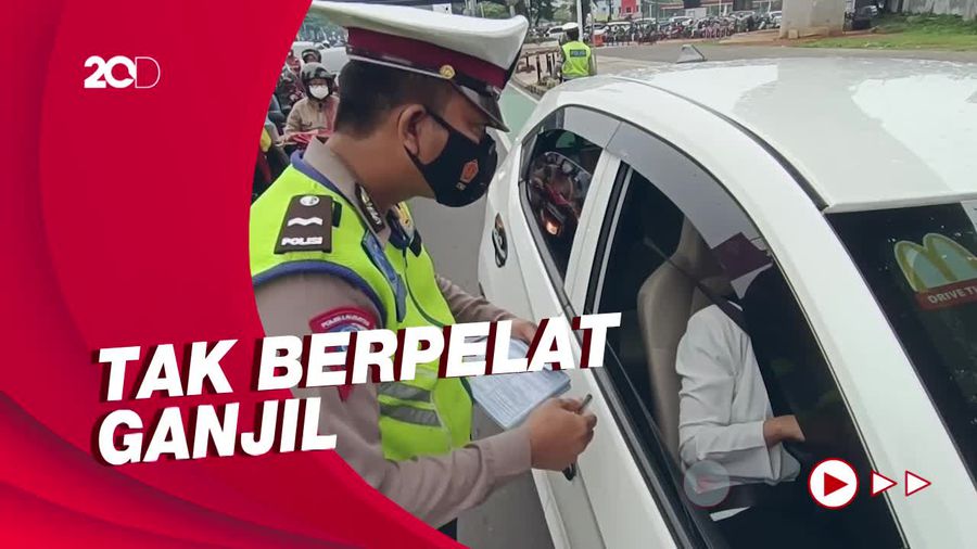 Gage DKI Berlaku Lagi, Sejumlah Kendaraan Kena Tilang di Fatmawati