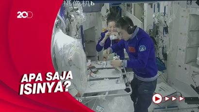 Melihat Bekal Makanan Para Astronaut di Pesawat Tianzhou-4