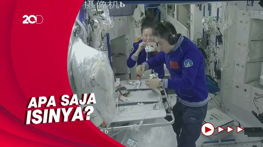 Melihat Bekal Makanan Para Astronaut di Pesawat Tianzhou-4