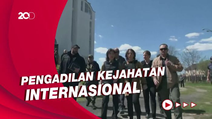 Menlu Jerman ke Bucha, Lakukan Penyelidikan Kejahatan Perang