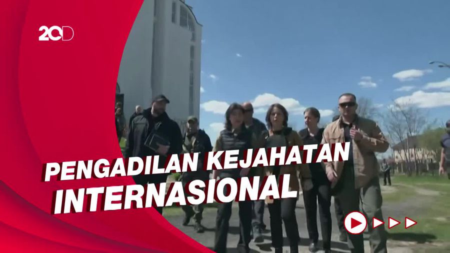 Menlu Jerman ke Bucha, Lakukan Penyelidikan Kejahatan Perang