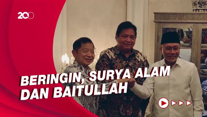 Golkar-PAN-PPP Bikin Koalisi, Slogannya Bertiga dan Bersatu