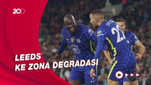 Lukaku Cetak Gol Lagi, Chelsea Sungkurkan Leeds United