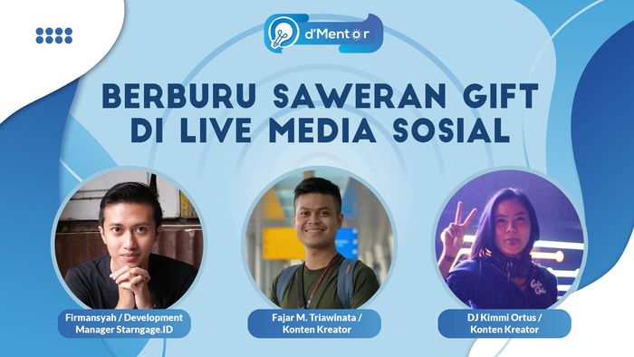 Berburu Saweran Gift di Live Media Sosial