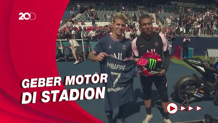 Saat Quartararo Ganggu Latihan Mbappe Cs di Markas PSG