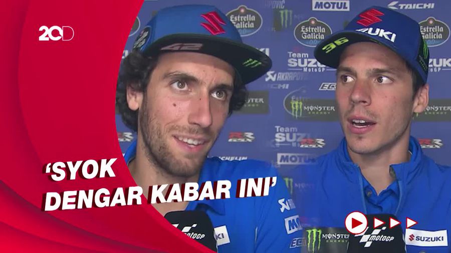 Mimik Sedih Mir-Rins Usai Suzuki Ungkap Niat Cabut dari MotoGP