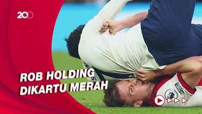 Rob Holding Incar Son Heung-min Terus Sampai Diusir Wasit 