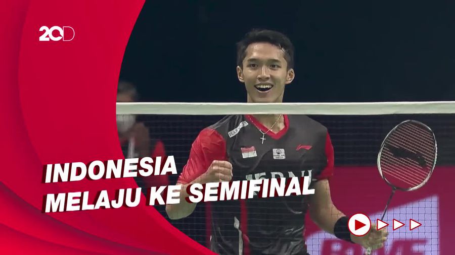 Tonton Lagi Aksi Ginting Hingga Jojo Pecundangi China di Thomas Cup
