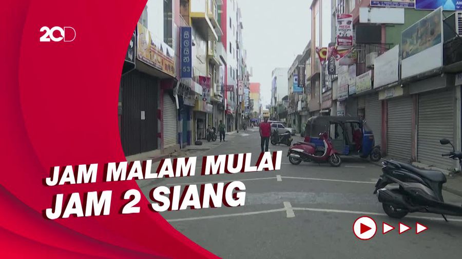 Sri Lanka Relatif Lebih Tenang Usai Berlakukan Jam Malam