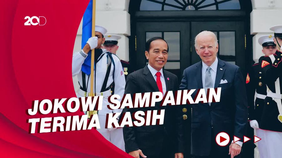 Jokowi Dapat Kehormatan Pimpin Balasan Toast Biden di Jamuan Santap Malam