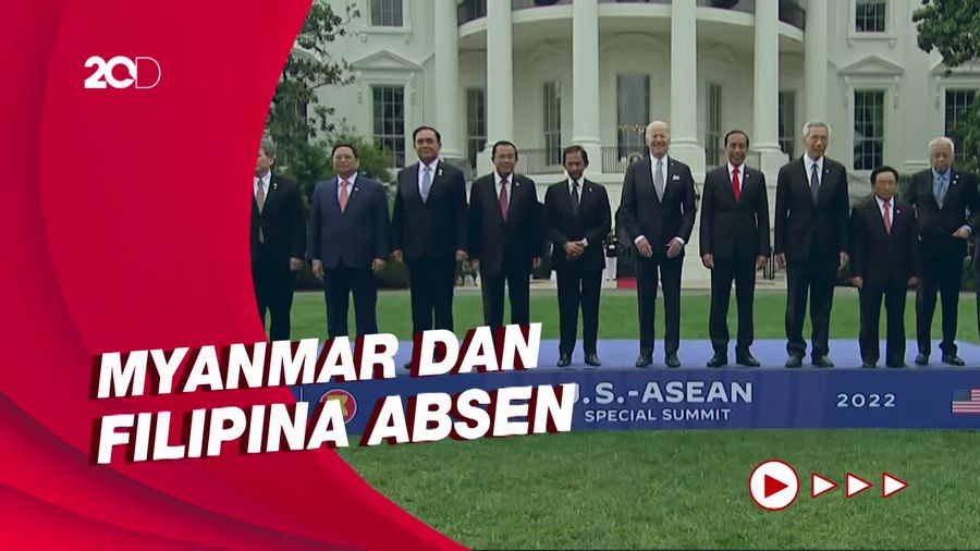 Momen Biden Sambut Para Pemimpin ASEAN di Gedung Putih
