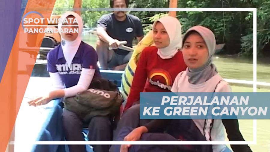Pesona Alam Tersaji Dalam Perjalanan Menuju Green Canyon, Pangandaran