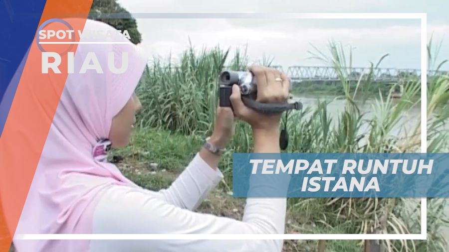 Kerajaan Indragiri, Sisa-sisa Bangunan Kerajaan yang Tertutup Aliran Sungai, Riau