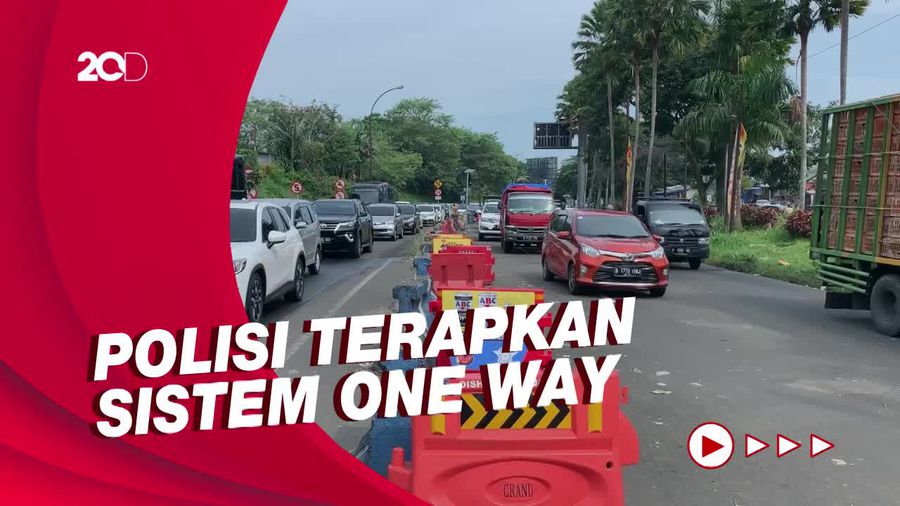 Libur Panjang, Lalin Jalur Puncak Bogor Macet