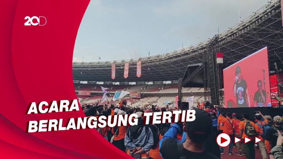 Massa Buruh May Day Fiesta Bubarkan Diri dari GBK