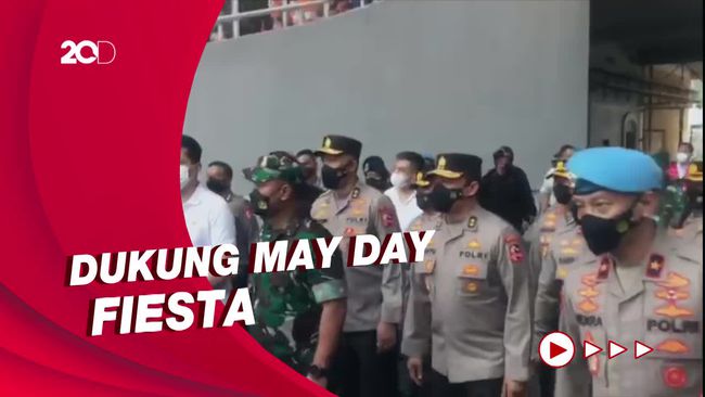 Tinjau May Day di GBK, Kapolri Disambut 'Halo-halo Bandung'