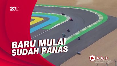 Chaos di Lap-lap Awal MotoGP Prancis