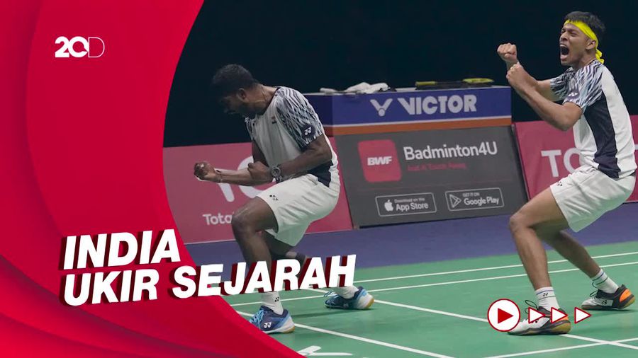 Kalahkan Indonesia 3-0, India Juarai Thomas Cup 2022