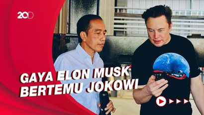 Bertemu Jokowi, Elon Musk Pakai Kaus Seharga Rp 400 Ribuan