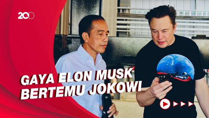 Bertemu Jokowi, Elon Musk Pakai Kaus Seharga Rp 400 Ribuan