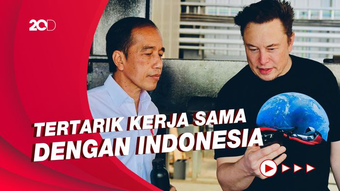 Usai Bertemu Jokowi, Elon Musk: Indonesia Punya Potensi Besar