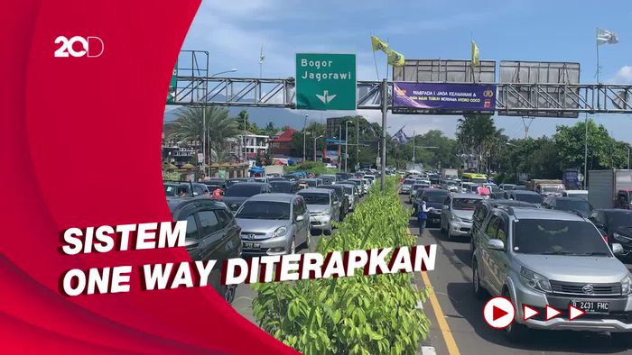 Libur Waisak, Arus Lalin Arah Puncak Macet