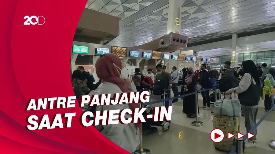 Hari Terakhir Long Weekend, Terminal 3 Bandara Soetta Dipadati Penumpang