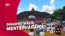 Detik-detik Waisak di Candi Borobudur Berlangsung Khidmat