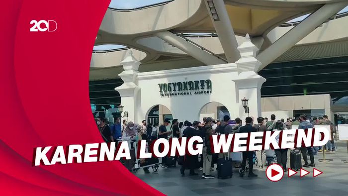 Libur Waisak, Ribuan Penumpang Padati Bandara YIA