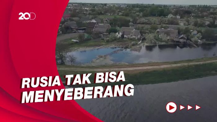 Desa di Ukraina Ini Selamat dari Serangan Rusia Gegara Banjir
