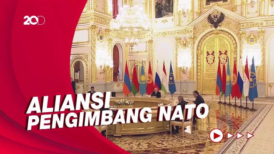 Putin Bicara dengan Aliansi di CSTO, Apakah CSTO Saingan NATO?