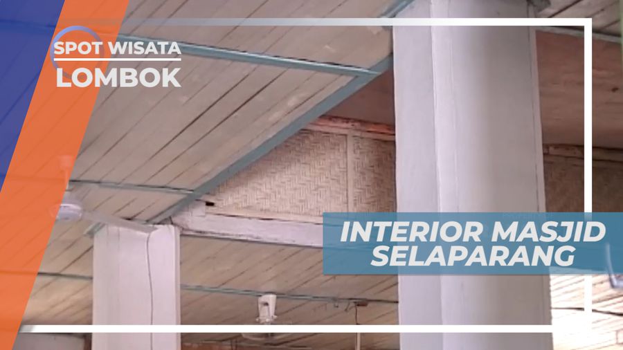 Interior Masjid Selaparang yang Telah Mengalami Perubahan dari Bentuk Aslinya, Lombok