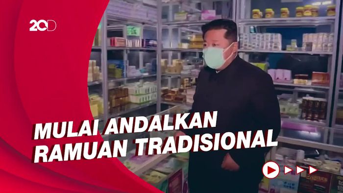 Korut Dilanda Covid-19, Kim Jong Un Cek Stok Obat-obatan di Apotek
