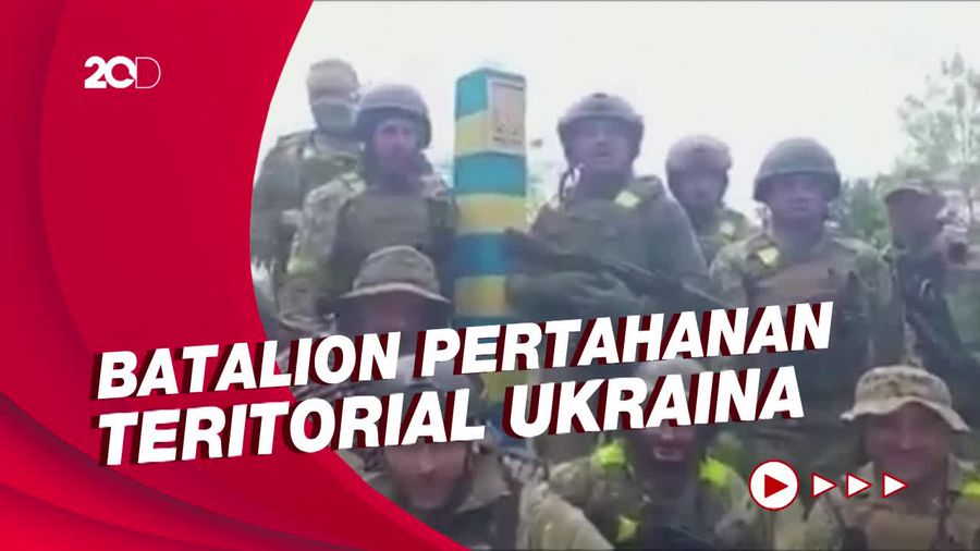 Muncul Video Pasukan Berpose di Perbatasan Ukraina-Rusia, Sukses Usir Militer Rusia?