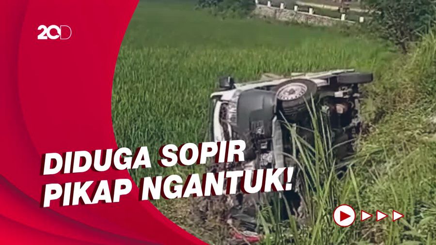 Pikap Pembawa Ikan Asin di Tasik Tabrak Pemotor, 2 Orang Tewas!