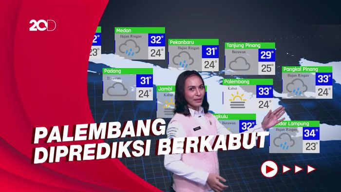Pulau Jawa Diprakirakan Diguyur Hujan Ringan-Sedang, Cek Kota Anda di Sini!