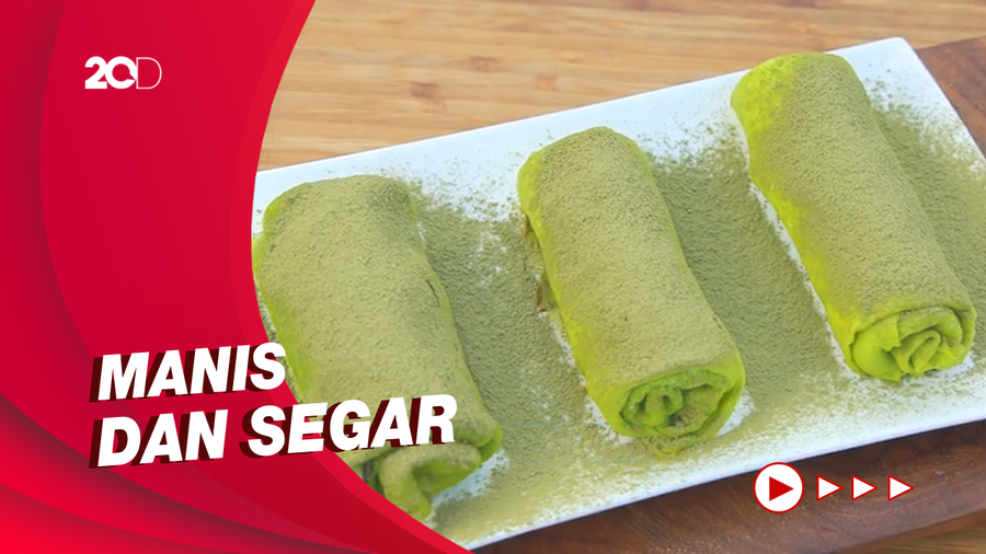 Masak Masak: Resep Dadar Gulung Matcha Isi Buah