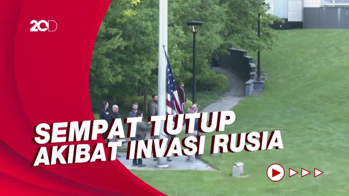 Kedubes AS Kembali Beroperasi di Ukraina usai Tutup 3 Bulan