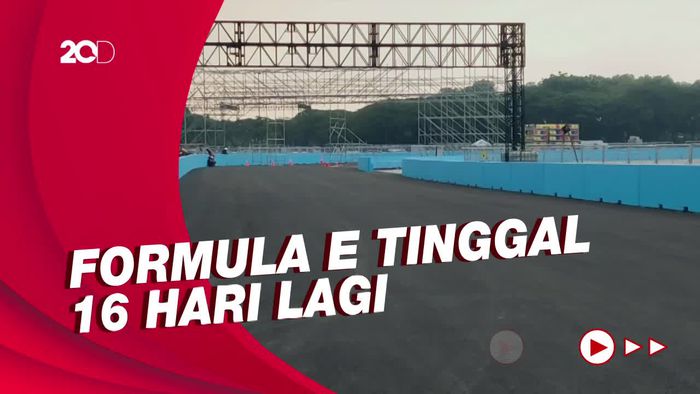 Penampakan Terkini Sirkuit Formula E Ancol