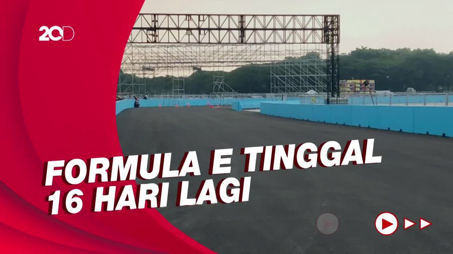 Penampakan Terkini Sirkuit Formula E Ancol