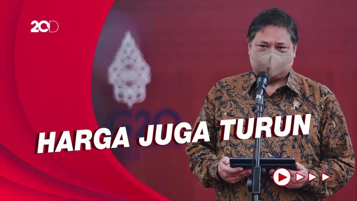 Airlangga Klaim Larangan Ekspor Migor Bikin Stok Melimpah