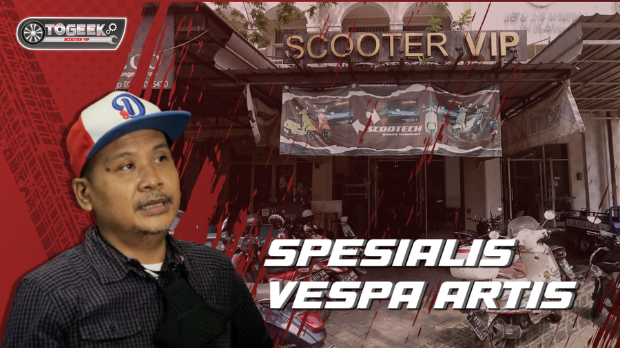 Cerita Scooter VIP, Bengkel Vespa Pilihan Andre Taulany dan Awkarin Cs