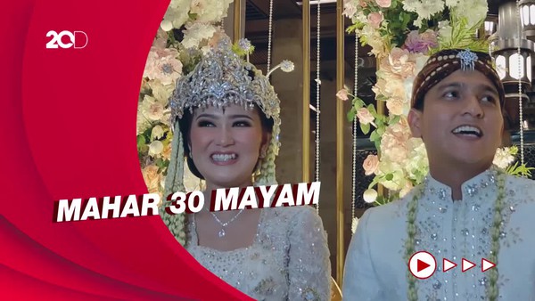 Kebahagiaan Masayu Clara dan Qausar Harta Menikah di Masjid Istiqlal