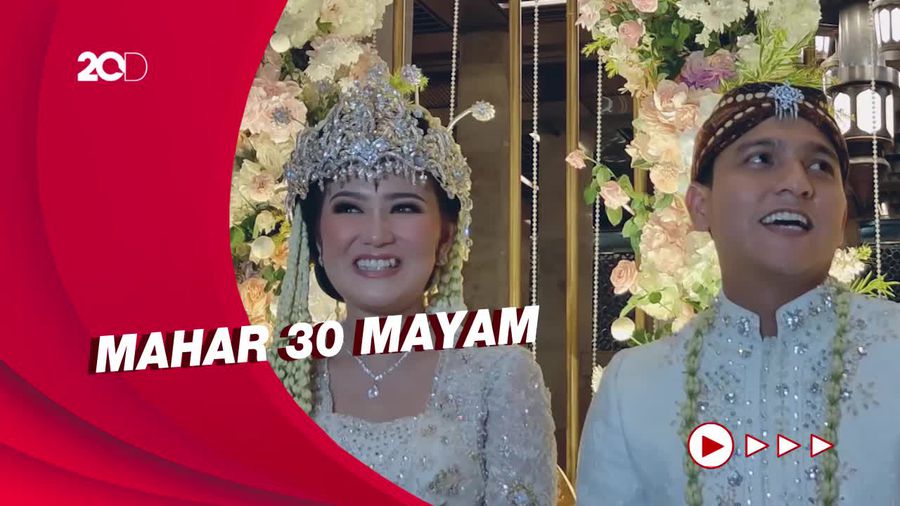 Kebahagiaan Masayu Clara dan Qausar Harta Menikah di Masjid Istiqlal